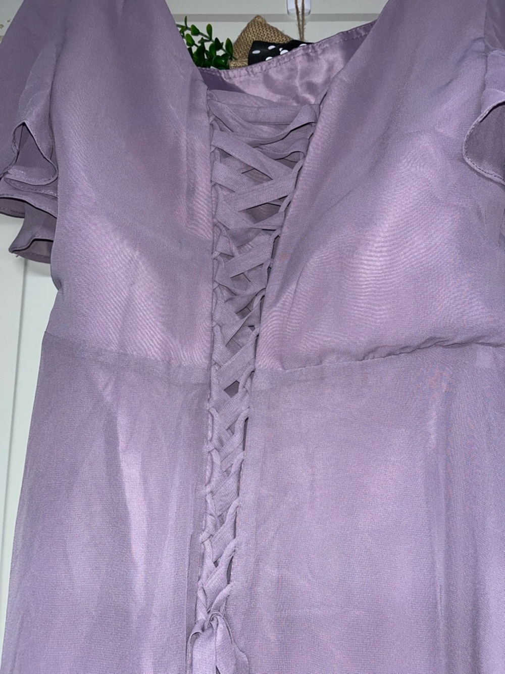 Wear Your Love Women’s Chiffon Lavender Floor Length Mother Of Bride Dress - Picture 6 of 8